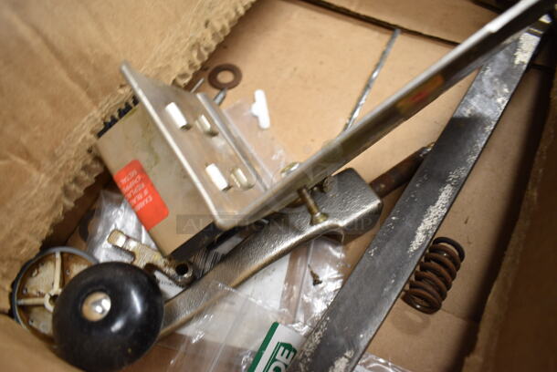 ALL ONE MONEY! Lot of Various Metal Pieces to Commercial Can Opener and Mount! - Image 3 of 3