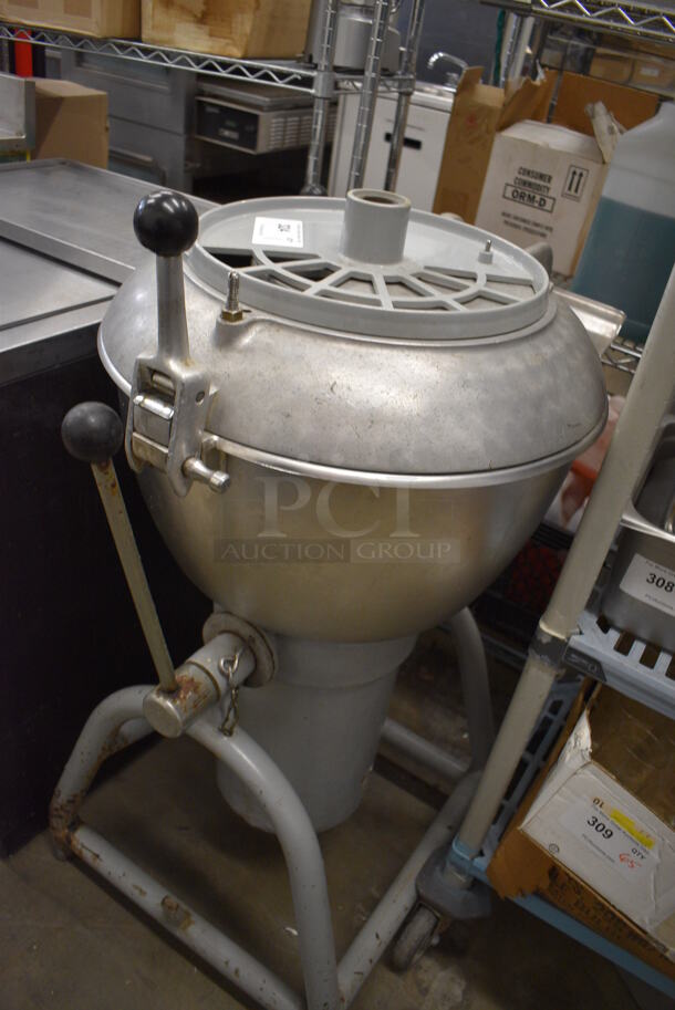 BEAUTIFUL! Hobart Model VCM40 Stainless Steel Commercial Floor Style Vertical Cutter Mixer. 208 Volts, 3 Phase. 22x33x43 - Image 3 of 8