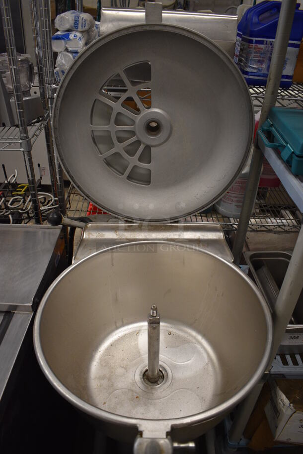 BEAUTIFUL! Hobart Model VCM40 Stainless Steel Commercial Floor Style Vertical Cutter Mixer. 208 Volts, 3 Phase. 22x33x43 - Image 5 of 8