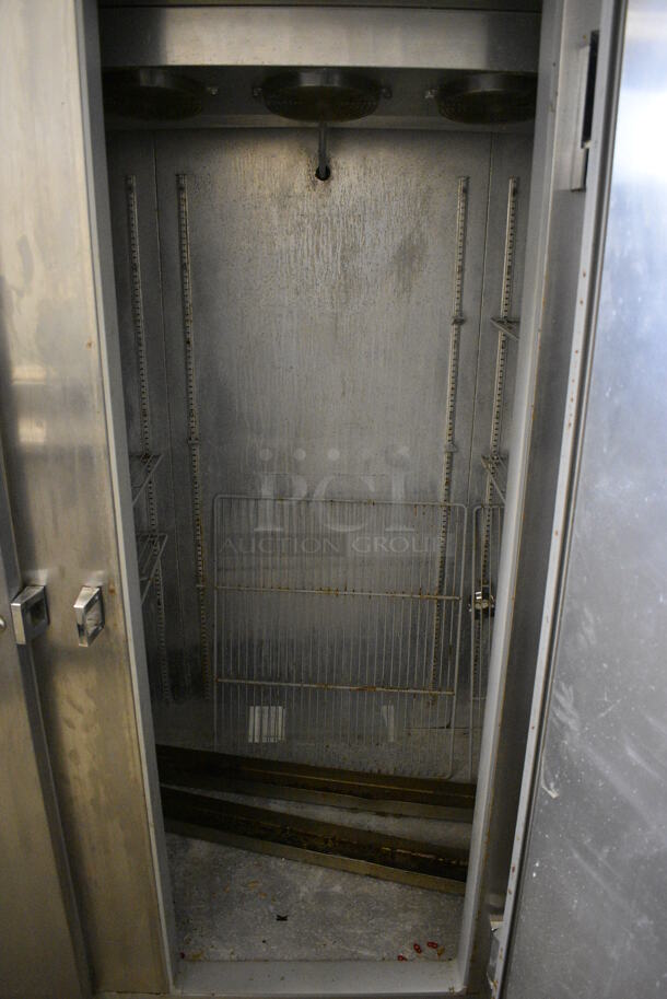 GREAT! Continental Model 3R Stainless Steel Commercial 3 Door Reach In Cooler on Commercial Casters. 115 Volts, 1 Phase. 78.5x36x82. Tested and Powers On But Temps at 47 Degrees - Image 8 of 12