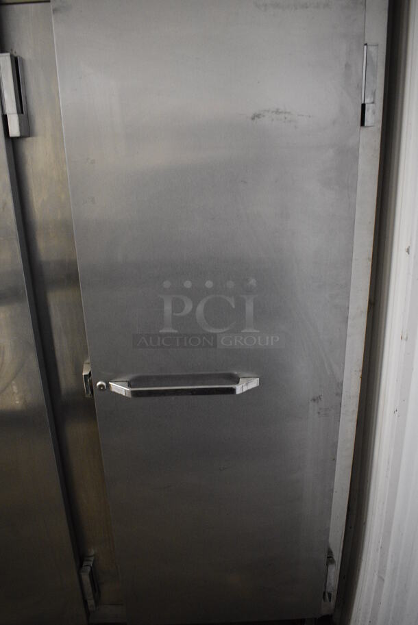 GREAT! Continental Model 3R Stainless Steel Commercial 3 Door Reach In Cooler on Commercial Casters. 115 Volts, 1 Phase. 78.5x36x82. Tested and Powers On But Temps at 47 Degrees - Image 9 of 12