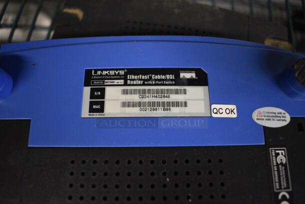 3 Various Items; Netgear Fast Ethernet Switch and 2 Linksys EtherFast Cable DSL. 7x6x2, 4x4x1. 3 Times Your Bid! - Image 5 of 7