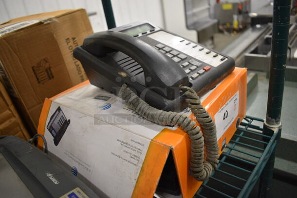 2 Corded Office Telephones. Includes Toshiba Model DKT3207-SD. 8x10x4. 2 Times Your Bid! - Image 2 of 5