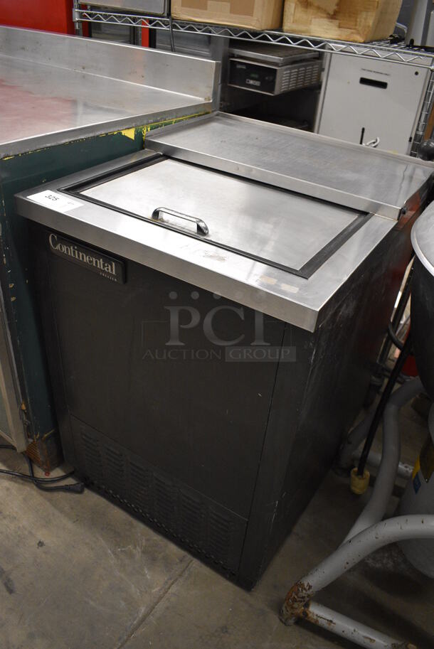 NICE! Continental Model CGC24 Stainless Steel Commercial Back Bar Cooler w/ Sliding Lid. 115 Volts, 1 Phase. 24x27.5x35. Tested and Working! - Image 2 of 6