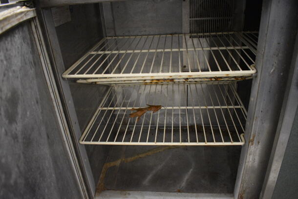 NICE! Duke Model RUF-48M Stainless Steel Commercial 2 Door Work Top Cooler. 120 Volts, 1 Phase. 48x30x40. Tested and Working! - Image 4 of 5