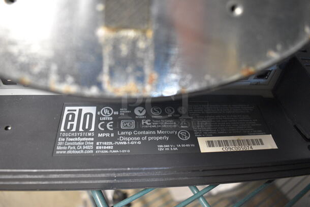 Elo Model ET1522L-7UWB-1-FY-F 15" POS System Monitor - Image 4 of 4