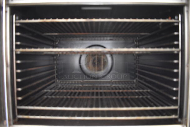 2 GORGEOUS! Blodgett Model Zephaire-E Stainless Steel Commercial Electric Powered Full Size Convection Ovens w/ Solid Doors, Metal Oven Racks and Thermostatic Controls. 208-230 Volts, 3 Phase. 38x40x71. 2 Times Your Bid! - Image 4 of 8