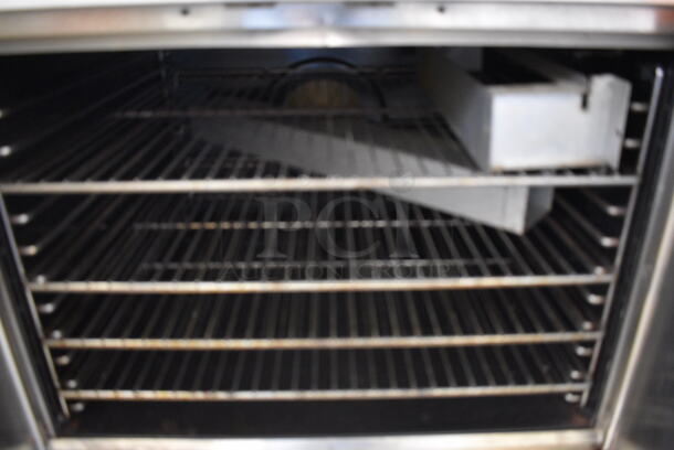 2 GORGEOUS! Blodgett Model Zephaire-E Stainless Steel Commercial Electric Powered Full Size Convection Ovens w/ Solid Doors, Metal Oven Racks and Thermostatic Controls. 208-230 Volts, 3 Phase. 38x40x71. 2 Times Your Bid! - Image 5 of 8