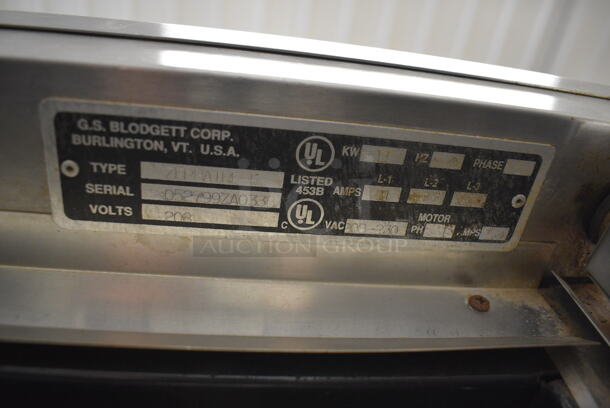 2 GORGEOUS! Blodgett Model Zephaire-E Stainless Steel Commercial Electric Powered Full Size Convection Ovens w/ Solid Doors, Metal Oven Racks and Thermostatic Controls. 208-230 Volts, 3 Phase. 38x40x71. 2 Times Your Bid! - Image 7 of 8