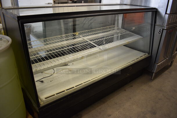 Metal Floor Style Dry Display Case Merchandiser. 77x34x48 - Image 1 of 3