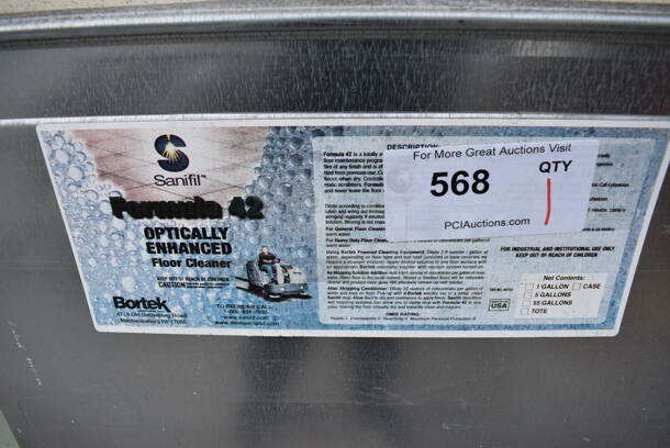 Sanifil Formula 42 Optically Enhanced Floor Cleaner in Pallet Tank. 39x47x41 - Image 4 of 8