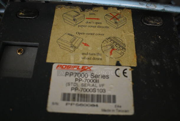 Posiflex Model PP7000 Receipt Printer. 6x8x6 - Image 3 of 3