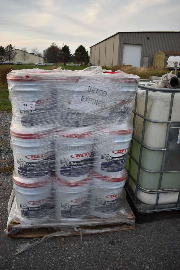 ENTIRE PALLET of 36 Containers of Betco Extreme High Power Fast Acting Floor Stripper. 12x12x15. 36 Times Your Bid!