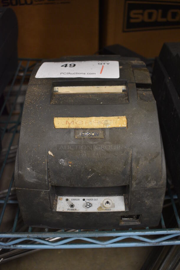 Epson Model M188B Receipt Printer. 6x10x6