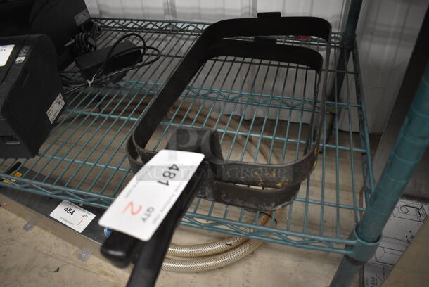 2 Metal Collars w/ Handle. 23x10x3.5. 2 Times Your Bid! - Image 2 of 3