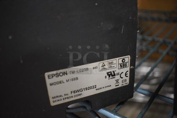 Epson Model M188B Receipt Printer. 6x10x6 - Image 7 of 7