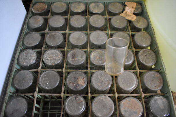 36 Beverage Glasses in Dish Caddy. 3x3x4. 36 Times Your Bid! - Image 2 of 2