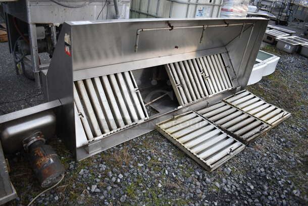 7.5' Stainless Steel Commercial Grease Hood w/ Filters. 90x36x24 - Image 3 of 6
