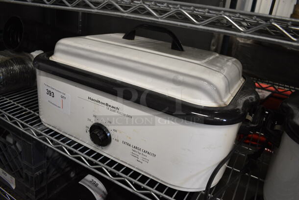 Hamilton Beach White Metal Countertop 18 Quart Roaster Oven. 22x15x10 - Image 2 of 4