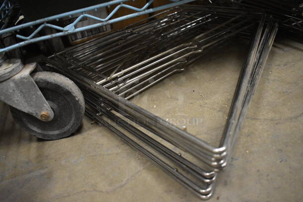 ALL ONE MONEY! Lot of Chrome Finish Racks! 12x24x1.5 - Image 3 of 4