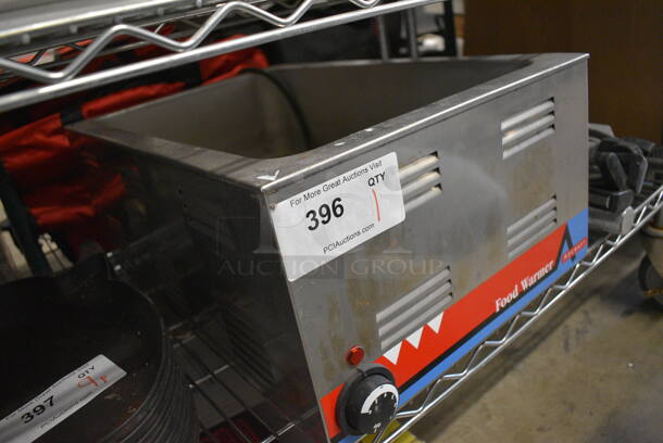NICE! Adcraft Model FW-1200WF Stainless Steel Commercial Countertop Food Warmer. 120 Volts, 1 Phase. 14.5x23x9. Tested and Working! - Image 2 of 3