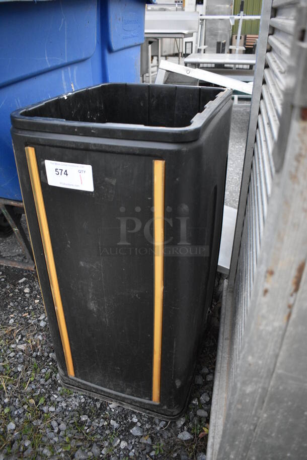 Black Poly Bin. 20x16x33 - Image 3 of 4