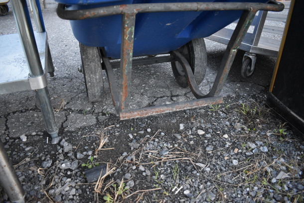 Rubbermaid Blue Cart on Casters. 72x31x45 - Image 3 of 7
