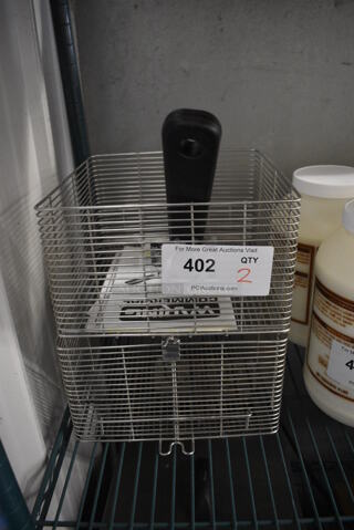 2 Metal Baskets. 9.5x10.5x6. 2 Times Your Bid!