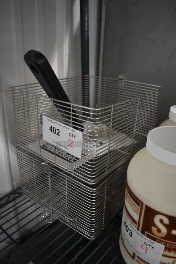 2 Metal Baskets. 9.5x10.5x6. 2 Times Your Bid! - Image 2 of 2