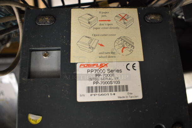 Posiflex Model PP7000 Receipt Printer. 6x8x6 - Image 2 of 3