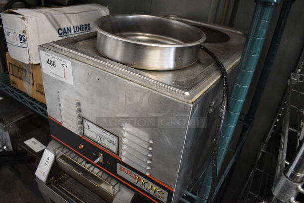 NICE! Eagle Stainless Steel Commercial Countertop Food Warmer w/ Cylindrical Drop In Bin. 14x22x10. Tested and Working! - Image 3 of 5