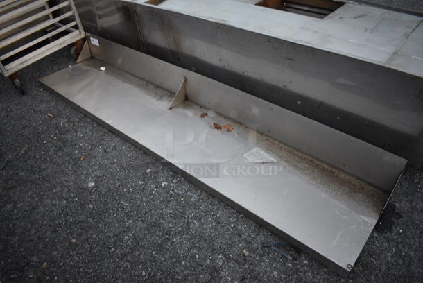 Stainless Steel Shelf. 89x18x8 - Image 1 of 4