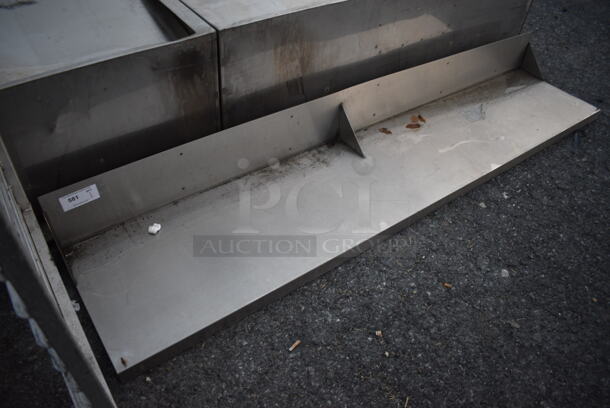 Stainless Steel Shelf. 89x18x8 - Image 2 of 4