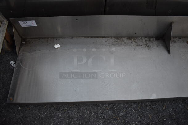 Stainless Steel Shelf. 89x18x8 - Image 3 of 4