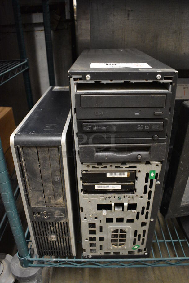 2 Computer Towers. 7x16x18, 4x15x13. 2 Times Your Bid!