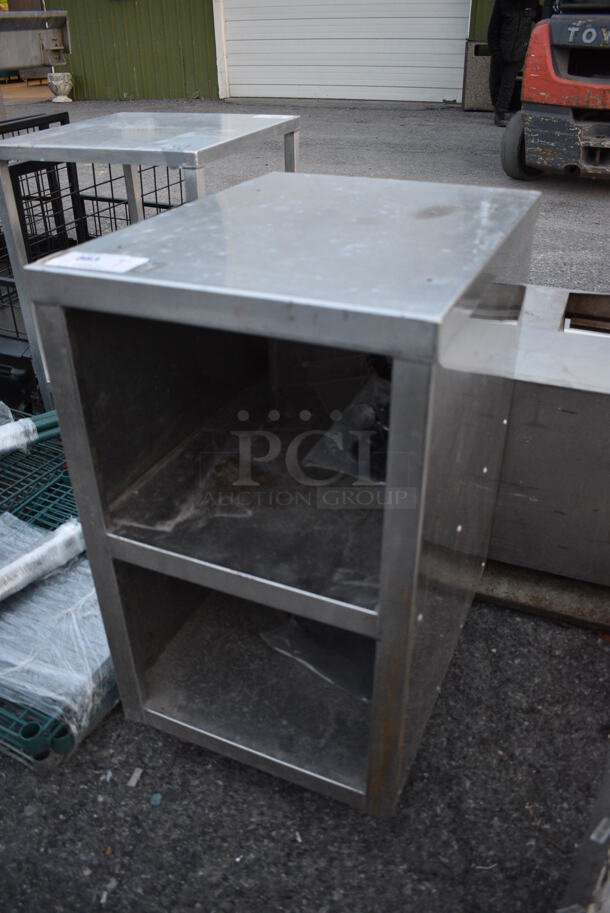 Stainless Steel Counter w/ 2 Undershelves. 18x24x32 - Image 2 of 5