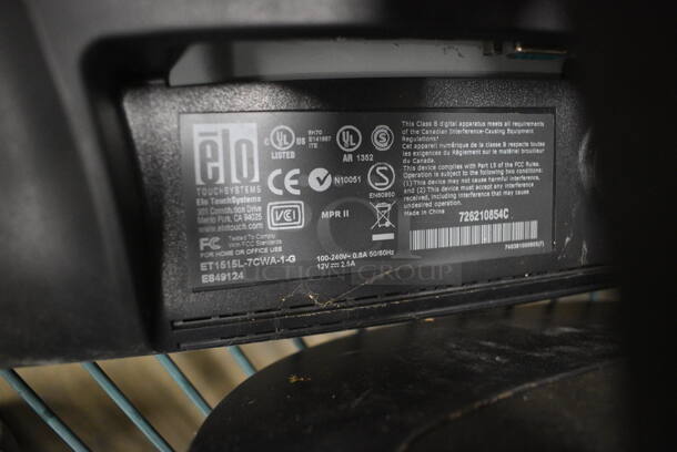 Elo Model ET1515L-7CWA-1-G 15" POS Monitor - Image 3 of 3