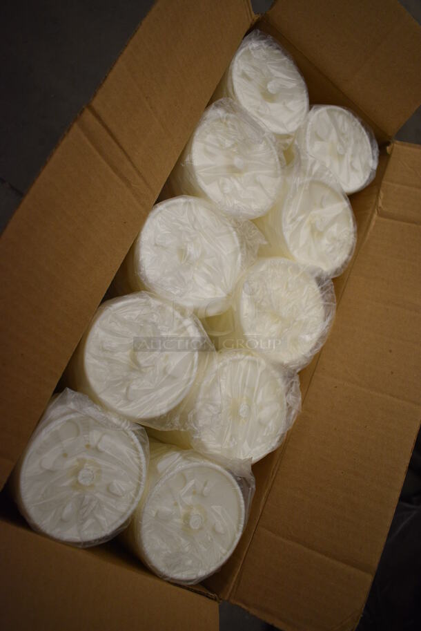 Box of White Plastic Lids! - Image 2 of 4