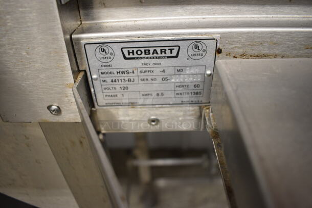 SWEET! Hobart Model HWS-4 Stainless Steel Commercial Floor Style Heat Seal Shrink Wrapping Station w/ Monitor and Label Printer. 120 Volts, 1 Phase. 53x40x62. Tested and Working! - Image 7 of 9