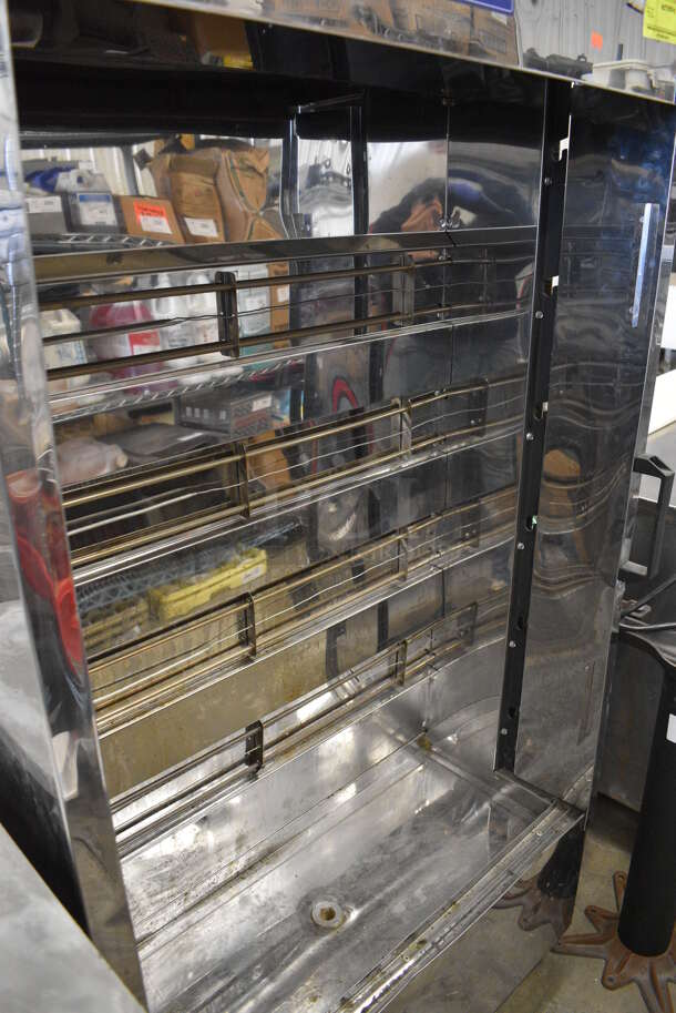 NICE! 2015 Diamond Mdoel FGE30X-2 Stainless Steel Commercial Floor Style Electric Powered Rotisserie Oven. 220 Volts. 39x19x65 - Image 3 of 7