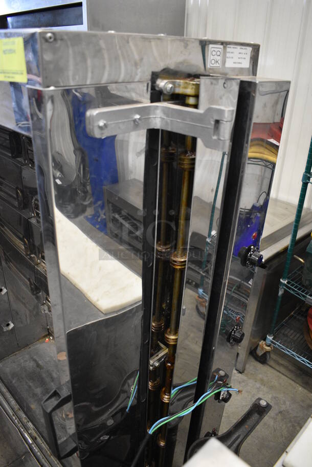 NICE! 2015 Diamond Mdoel FGE30X-2 Stainless Steel Commercial Floor Style Electric Powered Rotisserie Oven. 220 Volts. 39x19x65 - Image 4 of 7