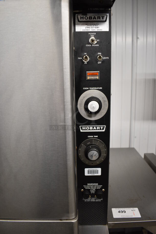 2 GORGEOUS! Hobart Stainless Steel Commercial Full Size Convection Oven w/ View Through Door, Solid Door, Metal Oven Racks and Thermostatic Controls. 38x40x66. 2 Times Your Bid! - Image 4 of 6