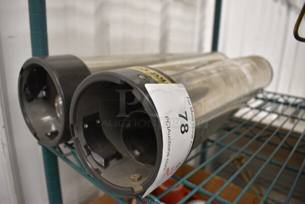 2 San Jamar Chrome Finish Cup Dispensers. 4.5x4.5x24. 2 Times Your Bid! - Image 1 of 2