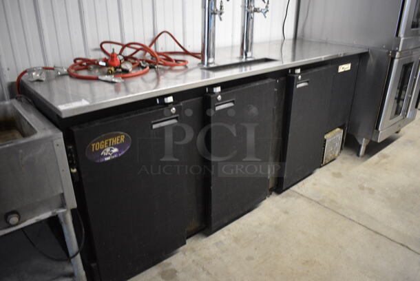 SWEET! Migali Model DD904 Stainless Steel Commercial Direct Draw Kegerator w/ 2 Beer Towers. 115 Volts, 1 Phase. 90.5x27x54. Tested and Working! - Image 3 of 10
