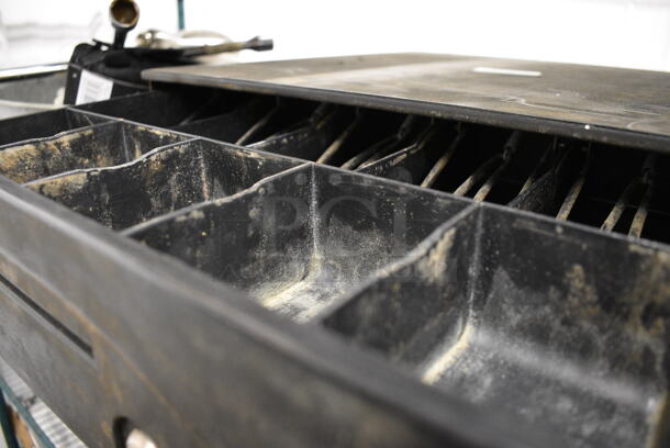 Black Metal Cash Drawer w/ Key. 16x17x5 - Image 3 of 3