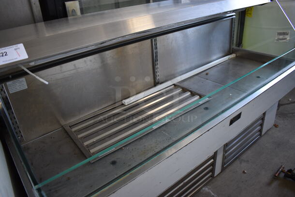 NICE! Cooltech Model CMPH-72OS Stainless Steel Commercial Floor Style Open Grab N Go Merchandiser. 120 Volts, 1 Phase. 72x23x47. Tested and Working! - Image 3 of 5