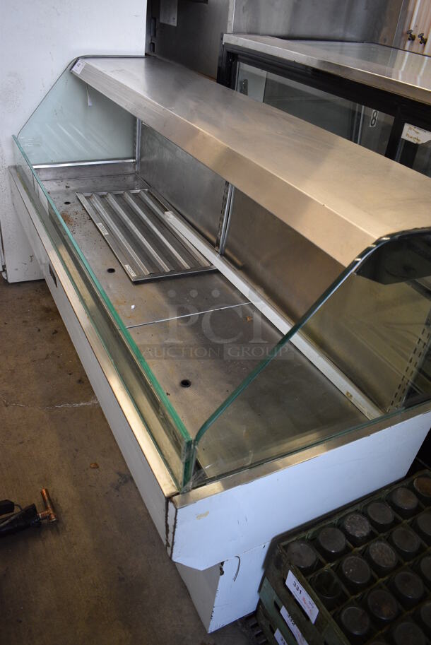 NICE! Cooltech Model CMPH-72OS Stainless Steel Commercial Floor Style Open Grab N Go Merchandiser. 120 Volts, 1 Phase. 72x23x47. Tested and Working! - Image 5 of 5