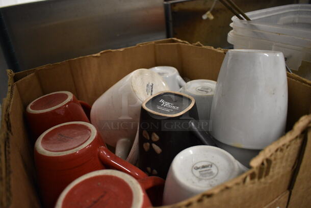 10 Various Ceramic Mugs. Incldues 5.5x3.5x4. 10 Times Your Bid! - Image 2 of 2