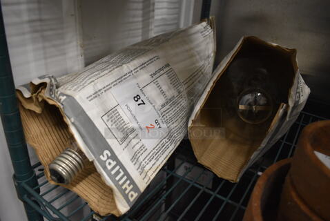 2 Philips Lightbulbs. 6x6x14. 2 Times Your Bid!