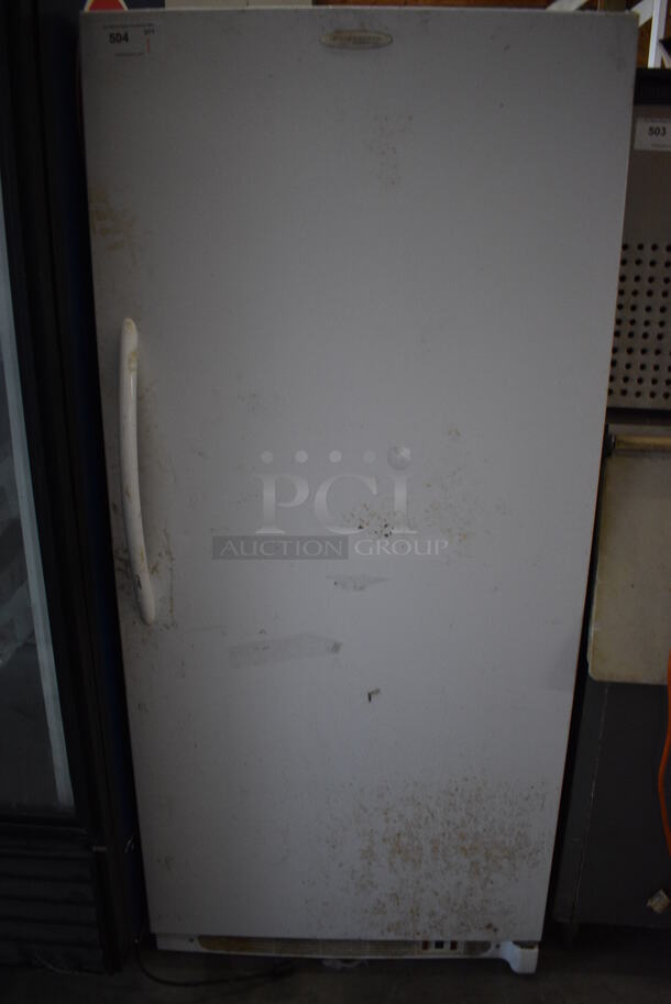 Frigidaire Model LFFH2067DW2 Single Door Upright Reach In Freezer. 115 Volts, 1 Phase. 32x30x70.5. Tested and Working! - Image 1 of 6